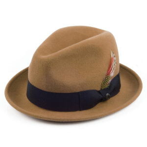 Blue-Black Donegal Tweed Marl Flat Cap