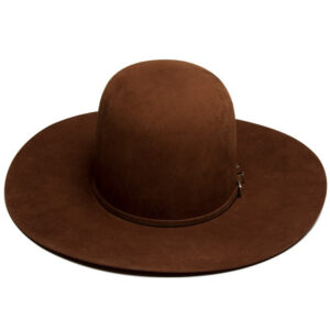 Rust Premium Hare Felt Western Hat