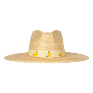Banana Embroidered Palm Hat